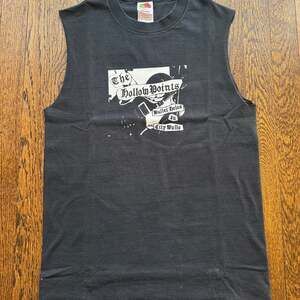 VTG Hollow Points Bullet Holes In City Walls SLEEVELESS SMALL T-SHIRT PUNK ROCK